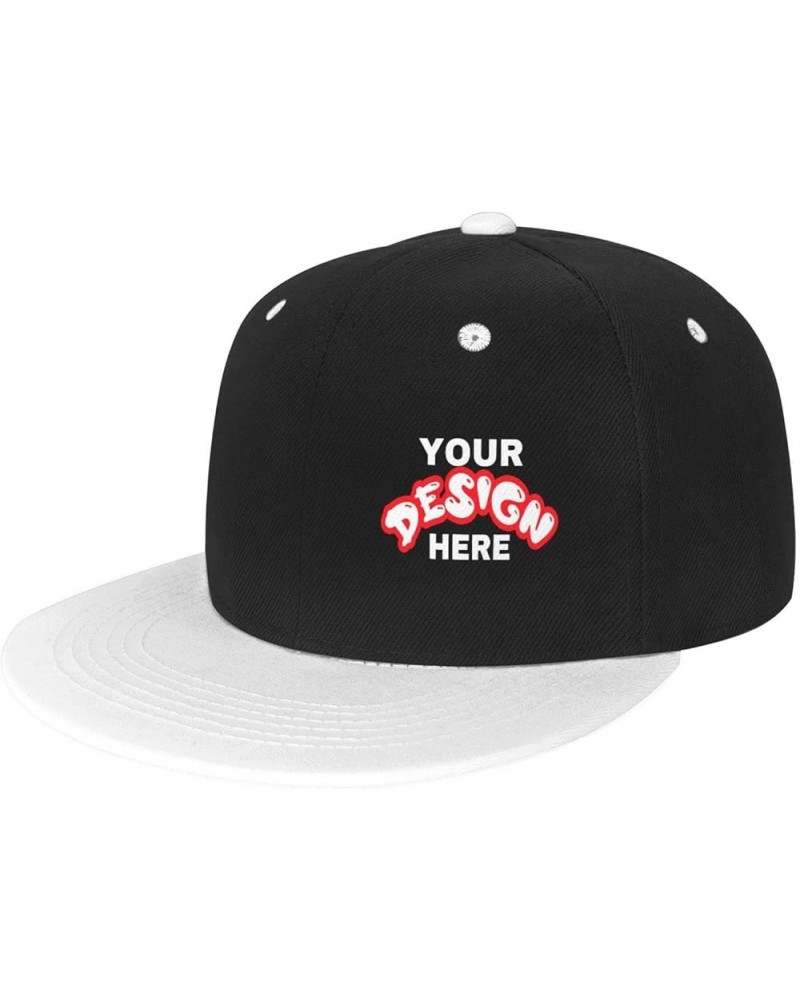 Custom Hat Add Your Custom,Custom Text Hats,Add Your Own Text and Design,Classic Mens Womens Trucker Hats White $9.45 Basebal...