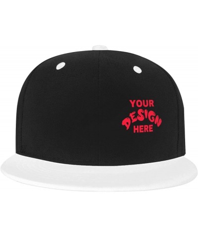 Custom Hat Add Your Custom,Custom Text Hats,Add Your Own Text and Design,Classic Mens Womens Trucker Hats White $9.45 Basebal...