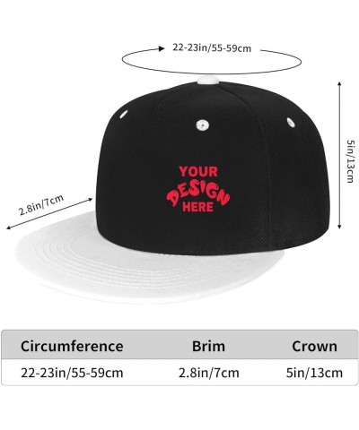 Custom Hat Add Your Custom,Custom Text Hats,Add Your Own Text and Design,Classic Mens Womens Trucker Hats White $9.45 Basebal...