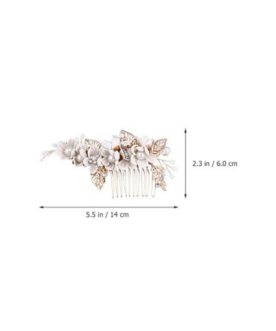 bride bridal side comb hair girls hair accessories white Mori Department hair clips for braids hair comb headgear Korean wedd...