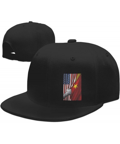 Snapback Hats for Men Women Adjustable Flat Brim Baseball Cap Flat Bill Hip Hop Hat Trucker Hat American Flag and Tigray Flag...