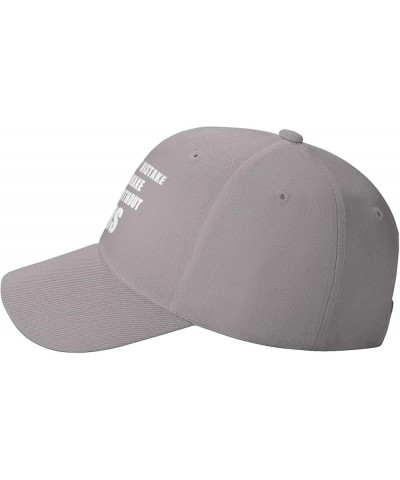 Women's and Men's Baseball Hat The Greatest Mistake You Can Make is to Die Without Jesus Dad Hat Adjustable Gray $10.27 Baseb...