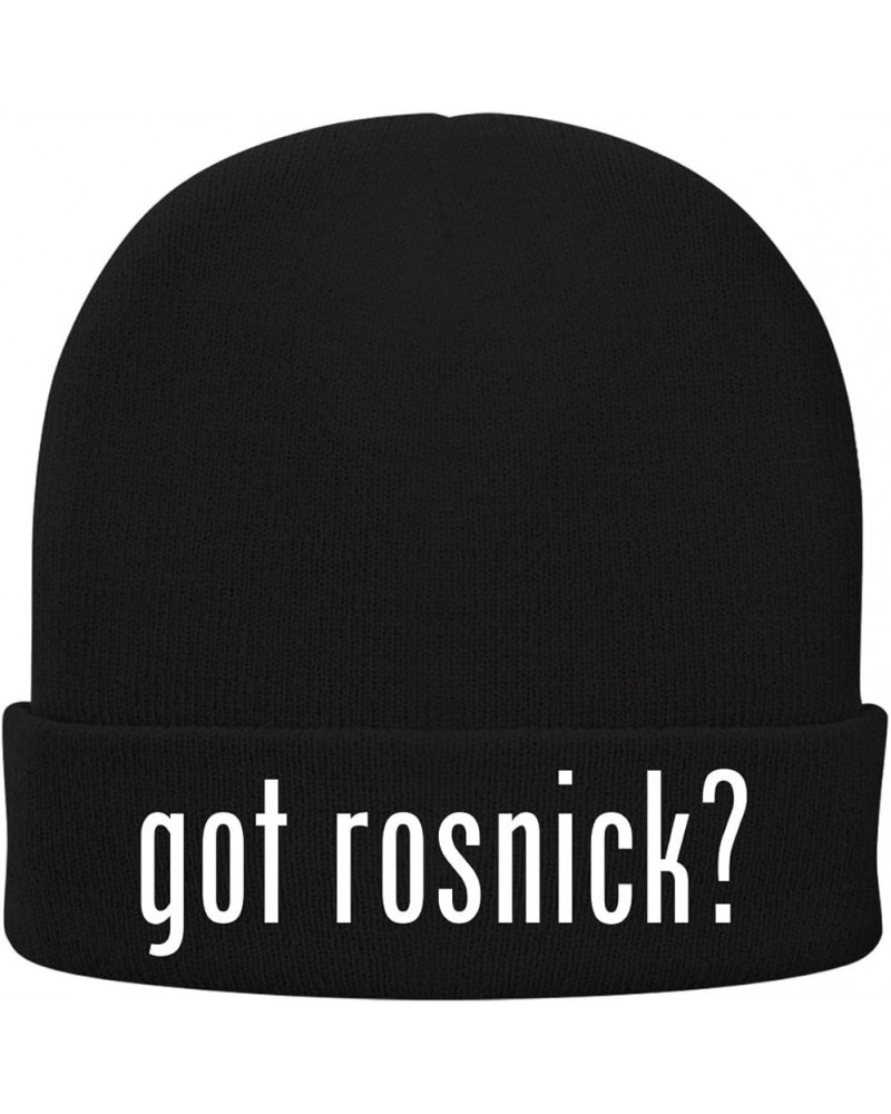 got rosnick? - Soft Adult Beanie Cap Black $12.96 Skullies & Beanies