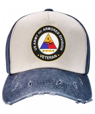 US Army 4th Armored Division Vietnam Service Combat Veteran Upgrade Style with Adjustable Cotton Baseball Caps $15.10 Basebal...