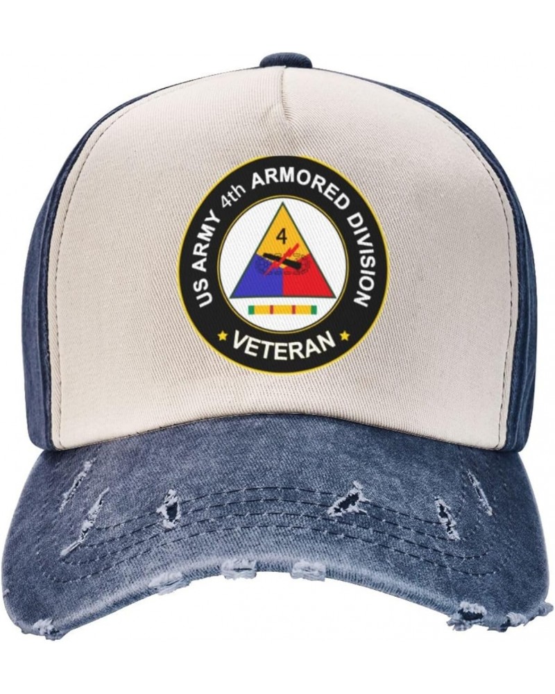 US Army 4th Armored Division Vietnam Service Combat Veteran Upgrade Style with Adjustable Cotton Baseball Caps $15.10 Basebal...