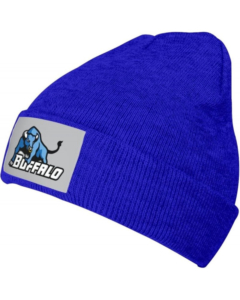 University at Buffalo Stretch Beanie Knit Hat for Men Women Winter Fall Spring Warm Cap Blue $9.83 Skullies & Beanies