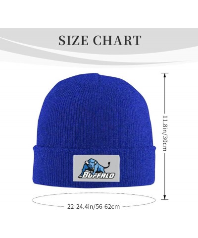 University at Buffalo Stretch Beanie Knit Hat for Men Women Winter Fall Spring Warm Cap Blue $9.83 Skullies & Beanies