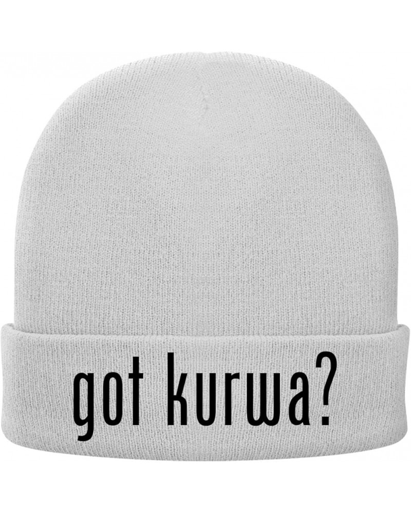 got kurwa? - Soft Adult Beanie Cap White $12.96 Skullies & Beanies