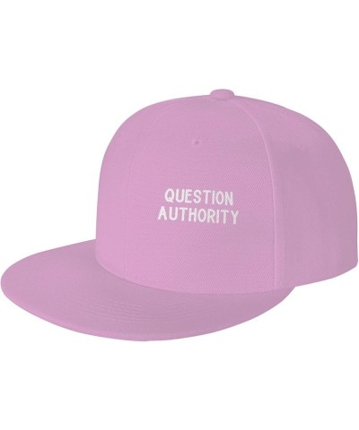 Men Women Baseball Hats Question Authority Vintage Dad Hat Adjustable Casquette Cap,Black Pink $9.34 Baseball Caps