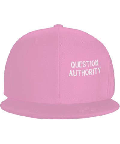 Men Women Baseball Hats Question Authority Vintage Dad Hat Adjustable Casquette Cap,Black Pink $9.34 Baseball Caps