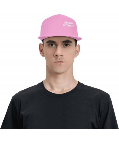 Men Women Baseball Hats Question Authority Vintage Dad Hat Adjustable Casquette Cap,Black Pink $9.34 Baseball Caps