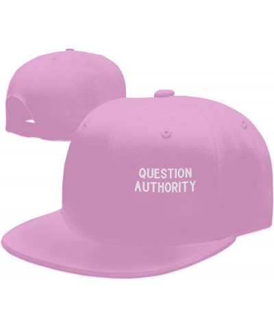 Men Women Baseball Hats Question Authority Vintage Dad Hat Adjustable Casquette Cap,Black Pink $9.34 Baseball Caps