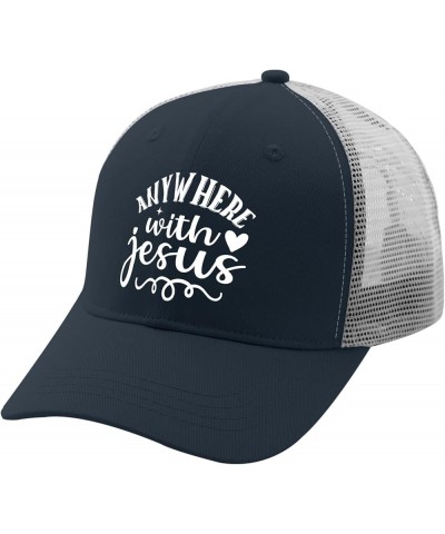 Mens Hats Heart Any Where withh Jesus Summer Hats for Women Anime hat Gifts for Grandma Beach Hats Suitable for Vacation Mari...