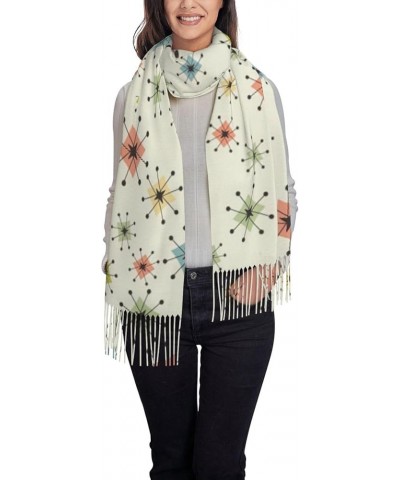 Women'S Fashion Scarves Long Shawl Winter Thick Warm Knit Abstract Art Print Scarf Absctract Geometric Pattern Space $15.09 S...