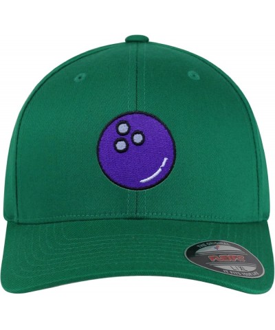 Flexfit Bowling Ball Embroidered Baseball Cap Cosmic Green $15.95 Baseball Caps