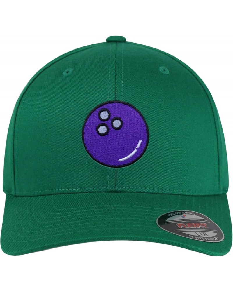 Flexfit Bowling Ball Embroidered Baseball Cap Cosmic Green $15.95 Baseball Caps