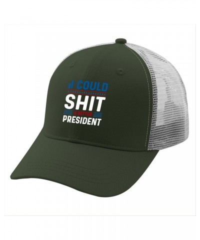 Vintage Hats for Men Midterm Elections Cool Cap for Womens Outdoor Hat Trendy Trucker Cap Women Army Green $8.54 Visors