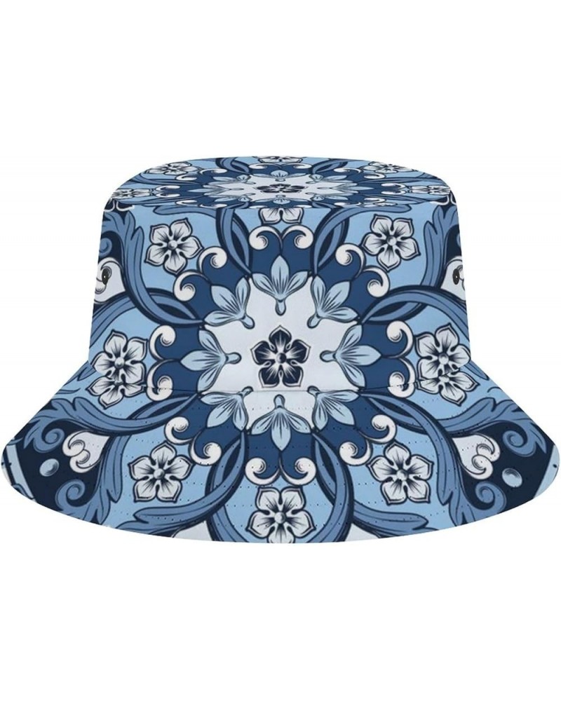 Bucket Hat Sun Hats for Teen Girl Summer Sun Outdoor Travel Hiking UV Protection Pattern (540) $10.06 Bucket Hats