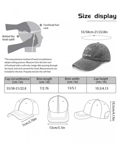 Mens Ball Caps Bulldog Tennis Caps for Women's Beach Baseball Hat Trendy justt Lift it Sun Visor Hat Pigment Gray $8.69 Visors