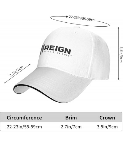 Ol Reign Unisex Classic Hat Adjustable Fashion Casquette for Men Women White $14.92 Baseball Caps