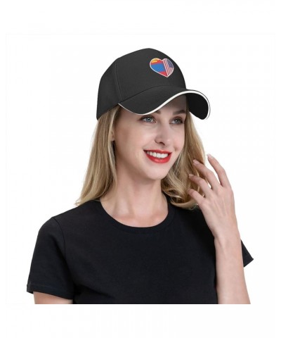 I Love America and Mongolia Baseball Cap for Men Women Adjustabl Unisex Golf Dad Hat Black $13.76 Baseball Caps