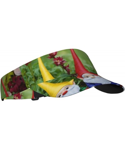 Green Snake Print Sports Sun Visor Hats Sun Protection Cap Hats Unisex Size Adjustable Beach Cap Hat Xmas Funny Gnomes1 $12.0...