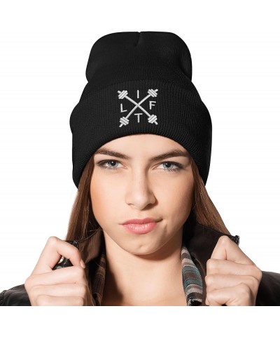 Embroidery Goth Beanie Knit Hats for Men & Women, Embroidery Winter Hats Skull Cap Color37 $11.04 Skullies & Beanies