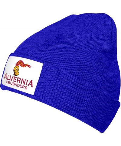 Alvernia A University Logo Cold Weather Cuffed Knit Beanie Skully Cap Hat One Size Fit Most Blue $10.11 Skullies & Beanies