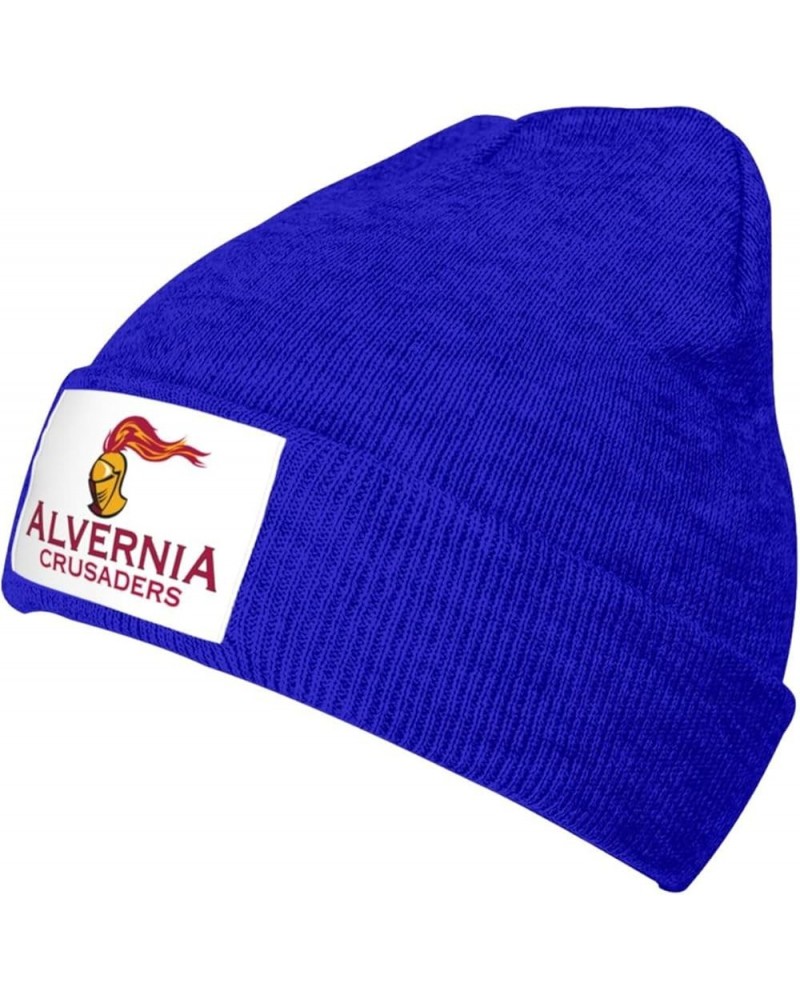 Alvernia A University Logo Cold Weather Cuffed Knit Beanie Skully Cap Hat One Size Fit Most Blue $10.11 Skullies & Beanies