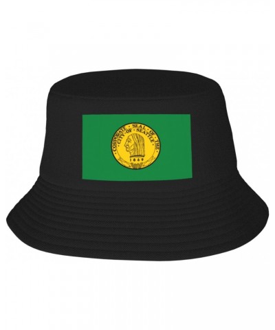 Flag of Seattle, Washington (1943-1963) Bucket Hat for Men Women Boonie Hat Outdoor Summer Vacation Beach Travel Fishing Cap ...