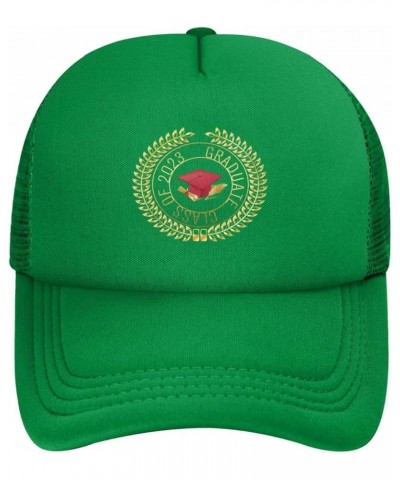 Trucker Hat Mesh Baseball Cap Adjustable Dad Hat Unisex Green $12.10 Baseball Caps