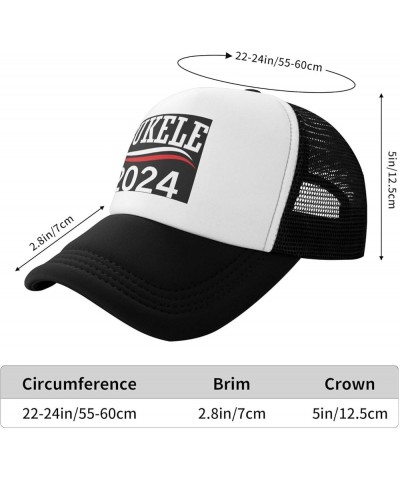 Nayib Bukele 2024 for President Gifts Baseball Cap Men Mesh Trucker Hat Women Dad Hat Adjustable Ponytail Hat Black Black $11...