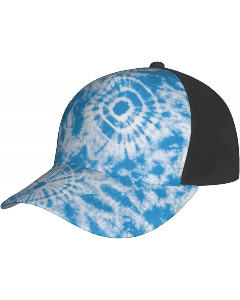 Trucker Hat, Cartoon Tie-Dye Rainbow Print Curved Brim Baseball Cap for Adults and Teenagers Tie Dye Baseball Cap 5 $10.58 Ba...