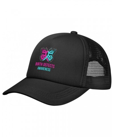 Birth Defects Awareness Baseball Cap Adjustable Casual Mesh Hats Duck Tongue Hat for Men Women62 Black $11.86 Baseball Caps