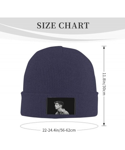 Troye Music Sivan Warm Knitted Wool Hat Cuffed Cap Winter Warm Fashion Hats Skull Knit Hat Unisex Black Navy Blue $10.55 Skul...