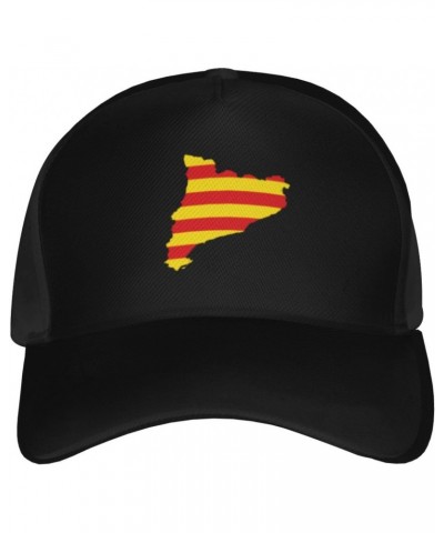 Adjustable Flag Map of Catalonia Baseball Cap for Men Women Baseball Hat Outdoor Casual Breathable Caps Trucker Hats Sun Hat ...