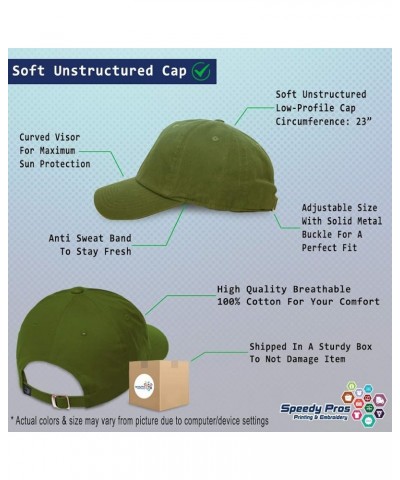 Soft Baseball Cap I Matter Style B Cotton Dad Hats for Men & Women Olive Green $11.60 Baseball Caps