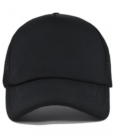 Mens and Womens Sponge Color Matching Simple Casual Peaked Cap Travel Holiday Sports Baseball Cap Visor Girl Black $7.79 Visors