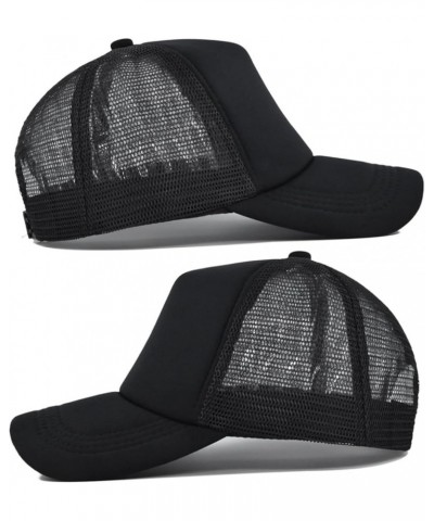 Mens and Womens Sponge Color Matching Simple Casual Peaked Cap Travel Holiday Sports Baseball Cap Visor Girl Black $7.79 Visors