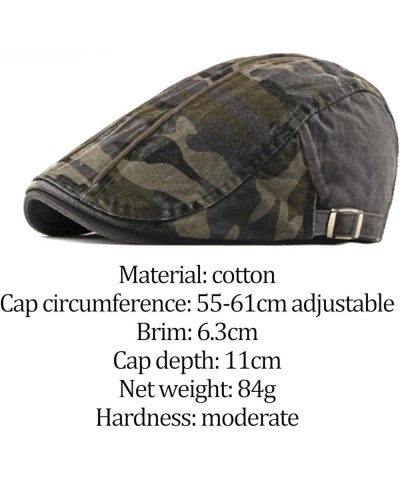 Men Flat Caps Hats Peaked Flat Cap Newsboy Hats Baker Hat Flat Caps Adjustable Peaky Cloth C $14.67 Newsboy Caps