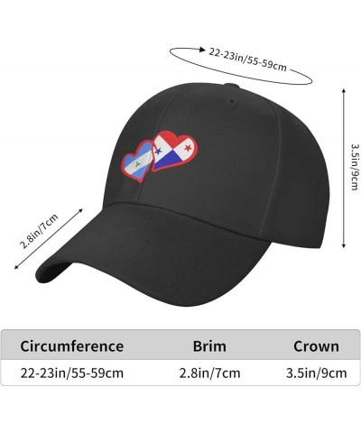 Baseball Cap for Men Women Adjustable Classic Dad Hat Trucker Cap for Running Outdoor Activities Snapback Hat Hearts Nigaragu...