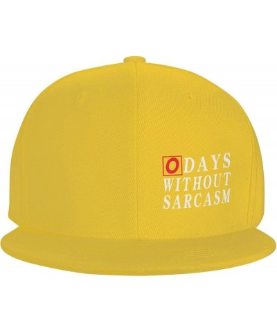 Casual Baseball Cap Adjustable Outdoor Sport Casquette for Men Women Yellow $12.59 Baseball Caps