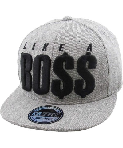 Like A BOSS Savage Marijuana Leaf Weed King City Urban Embroidered Fashion Snapback Hat Adjustable Baseball Cap Men Women Hea...