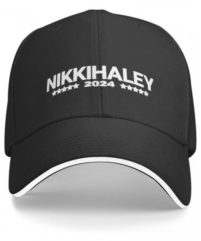 Nikki Haley 2024 Adjustable Dad Golf Hat Black Unisex Vintage Washed Baseball Cap Black $9.13 Baseball Caps