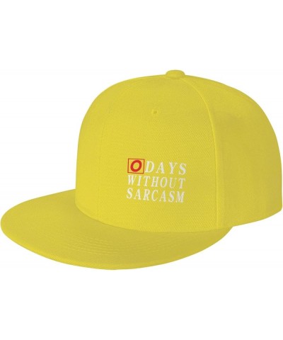 Casual Baseball Cap Adjustable Outdoor Sport Casquette for Men Women Yellow $12.59 Baseball Caps