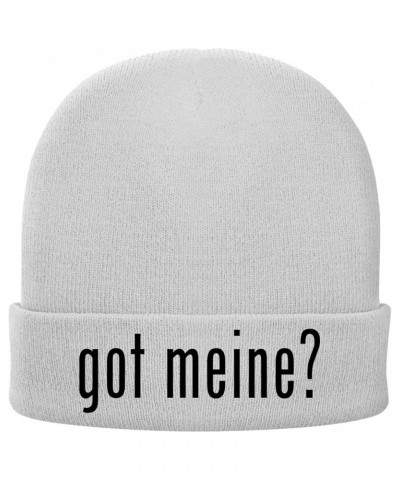 got Meine? - Soft Adult Beanie Cap White $14.26 Skullies & Beanies