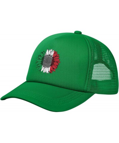 Trucker Hat Mesh Baseball Cap Adjustable Dad Hat Unisex Green $8.97 Baseball Caps