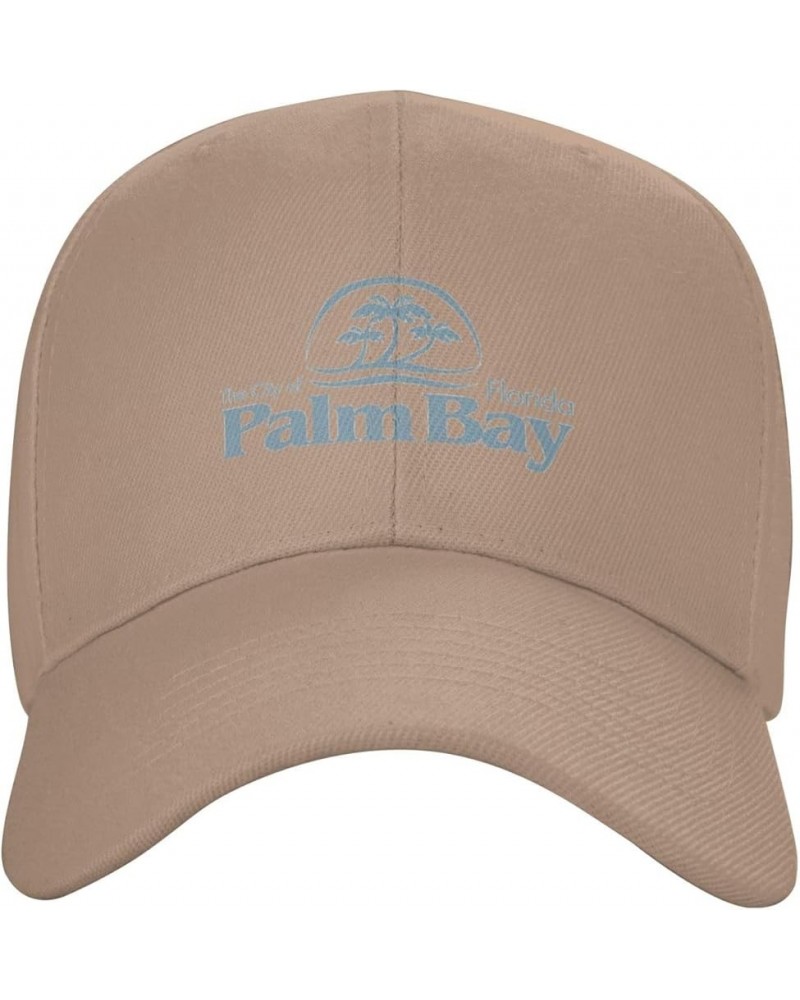 Seal of Palm Bay, Florida Baseball Cap for Men Women Dad Hat Classic Adjustable Golf Hats Natural $10.73 Baseball Caps