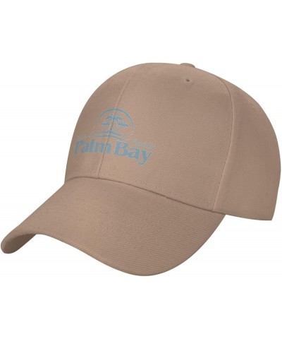 Seal of Palm Bay, Florida Baseball Cap for Men Women Dad Hat Classic Adjustable Golf Hats Natural $10.73 Baseball Caps