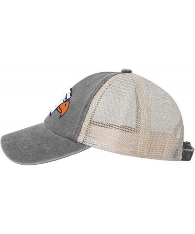 Carson Newman University Hat Adjustable Athletic Vintage Washed Distressed Mesh Baseball Cap Gray $10.75 Baseball Caps